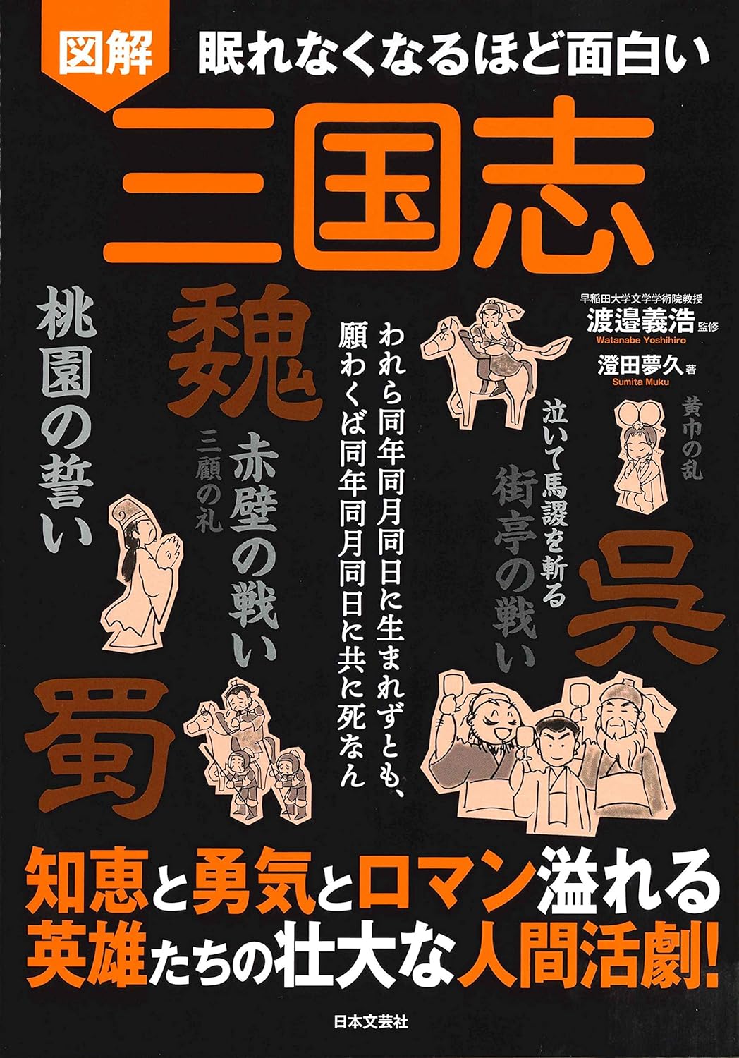 『眠れなくなるほど面白い 図解 三国志』書影