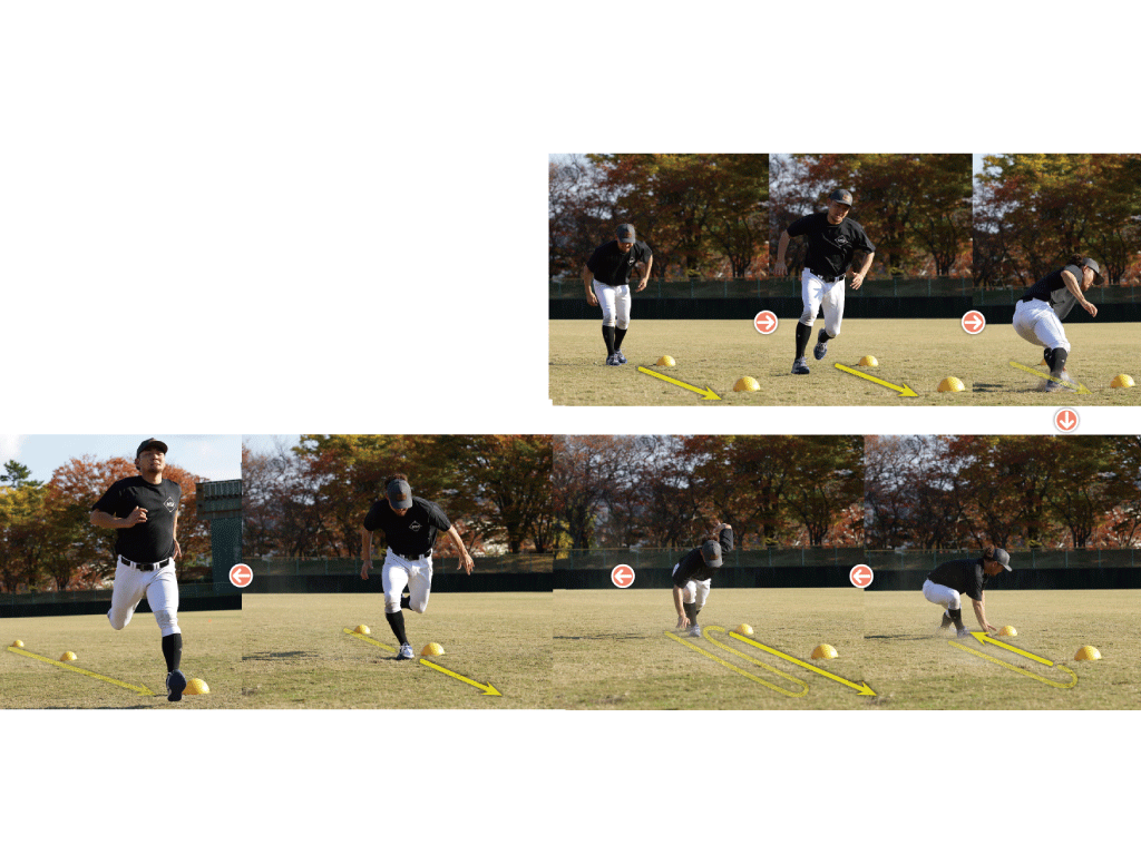 「5m×5m×10m走」練習のやり方『革新的守備・走塁パフォーマンス』