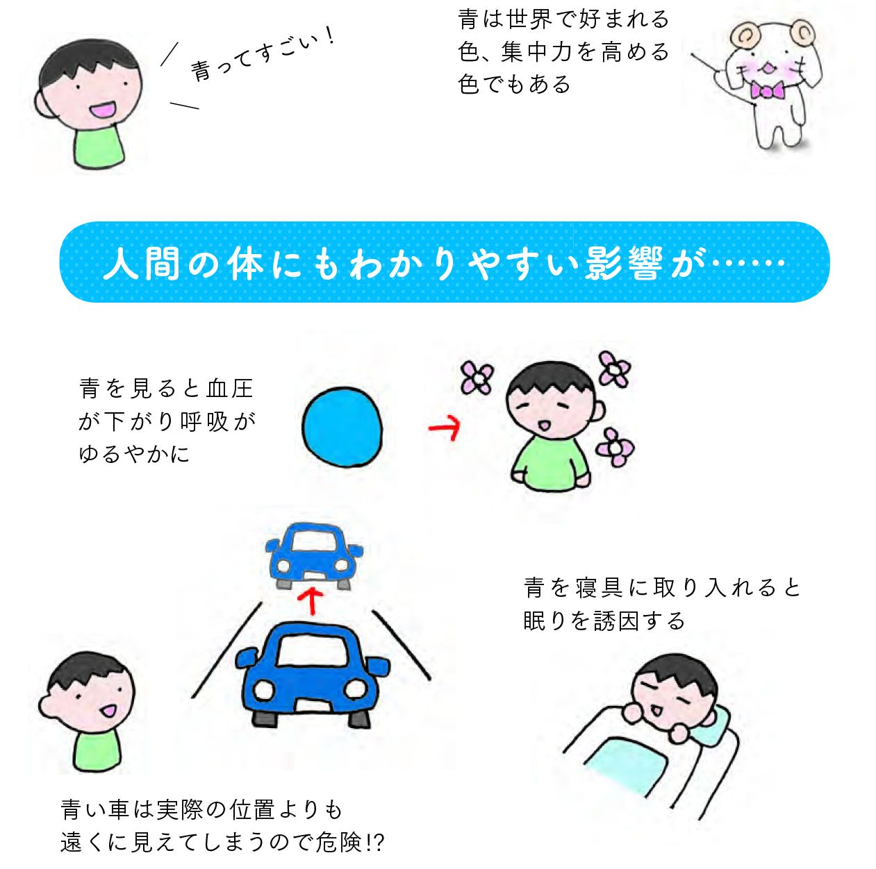 人間の体にもわかりやすい影響が······『色と性格の心理学』