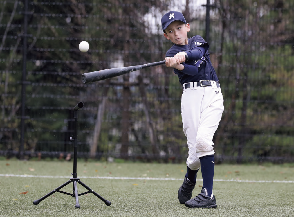 ティーバッティング（置きティー）『少年野球　デキる選手はやっている「打つ・走る・投げる・守る」』