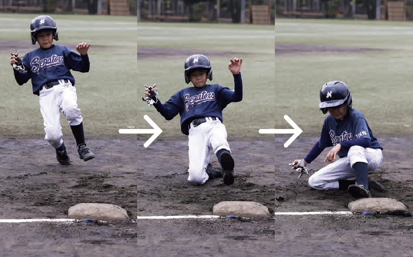 スライディング2『少年野球　デキる選手はやっている「打つ・走る・投げる・守る」』