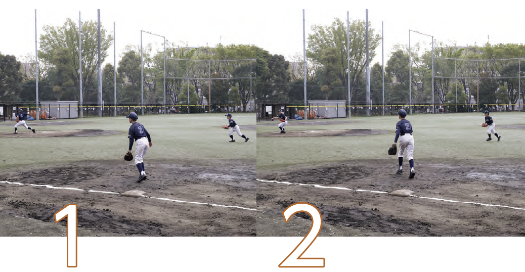 投手の守備/球が自分より左に飛んだら一塁カバー『少年野球　デキる選手はやっている「打つ・走る・投げる・守る」』