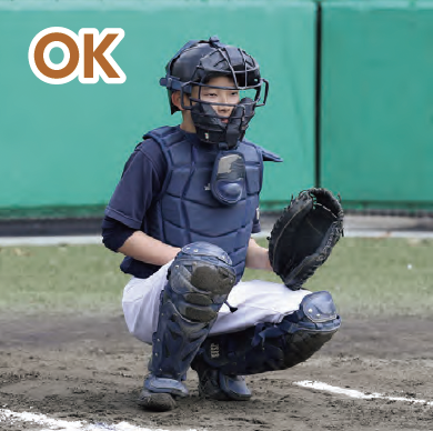 捕手のサイン【OK】『少年野球　デキる選手はやっている「打つ・走る・投げる・守る」』