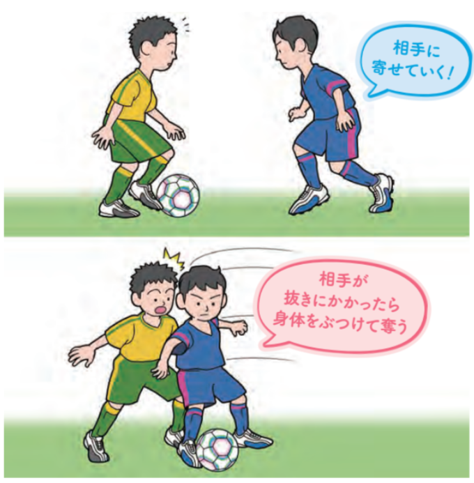 自分の寄せで相手が抜いてくる瞬間を作り出す【ジュニアサッカー 監督が使いたい選手がやってる！デキるプレー55】