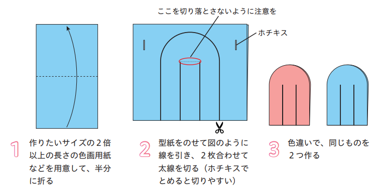 ハートバッグ作り方【ゆる〜く楽しく続く！おうちモンテッソーリの知育遊びアイデア帖】