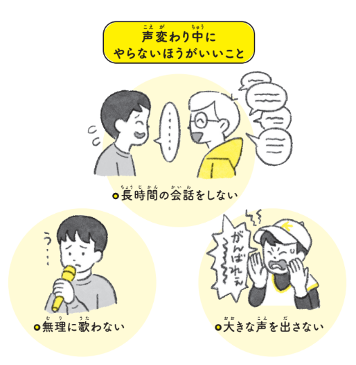 声変わり中にやらないほうがいいこと【12歳までに知っておきたい男の子のためのおうちでできる性教育】