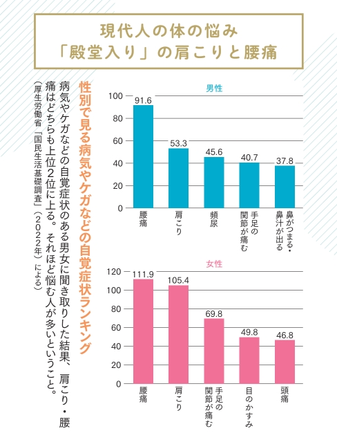 現代人の体の悩み「殿堂入り」の肩こりと腰痛【プロトレーナーが本気で教える 完全体幹教本】