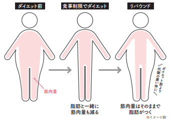 ダイエットを邪魔する4つの原因①『リバウンド』▶リバウンドするたびに『やせない体』に【1週間で勝手に-10歳若返る体になるすごい方法】