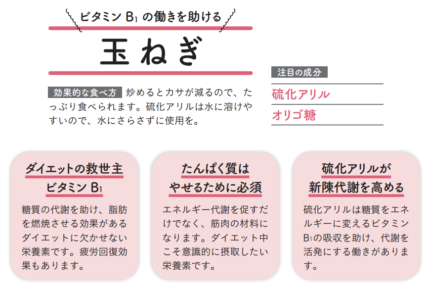 ＼ビタミンB1の働きを助ける：玉ねぎ／【1週間で勝手に-10歳若返る体になるすごい方法】