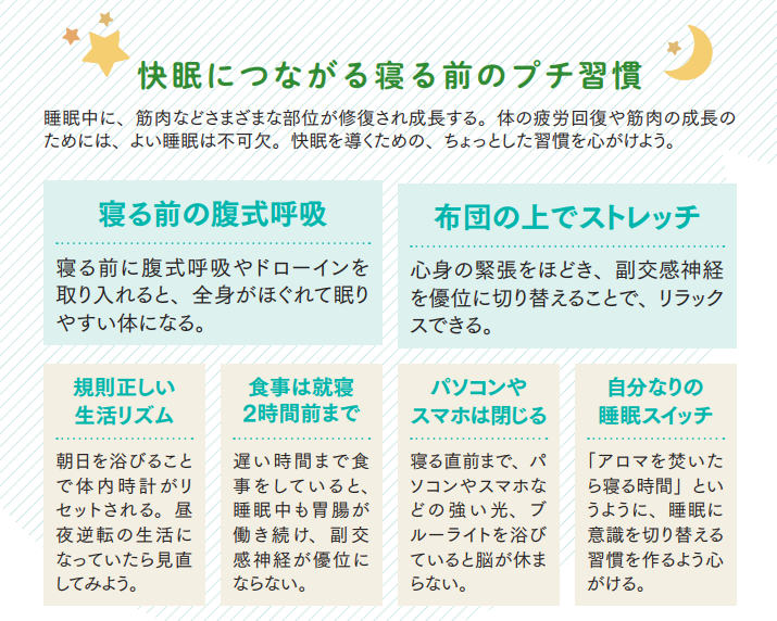 快眠につながる寝る前のプチ習慣【プロトレーナーが本気で教える 完全体幹教本】