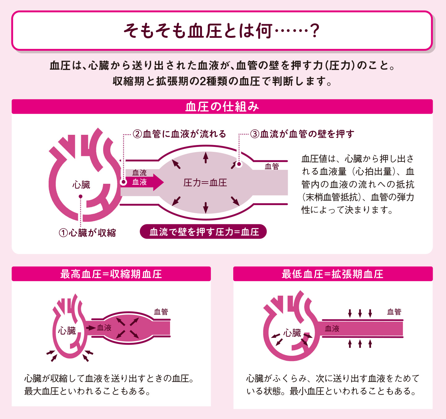 高血圧の人は血管を強い力で1日10万回も殴られている【図解 血管・血液の話】