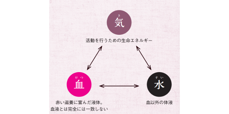 体を構成する気・血・水【生薬と漢方薬の事典】