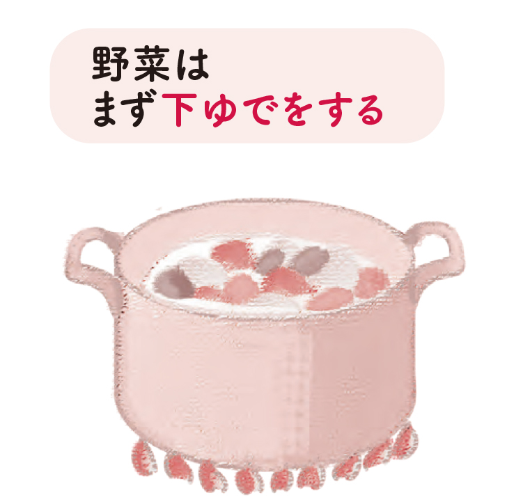 かみやすい調理法/かむことを助けるくふう【70歳からおいしく栄養がとれる食事のくふう】