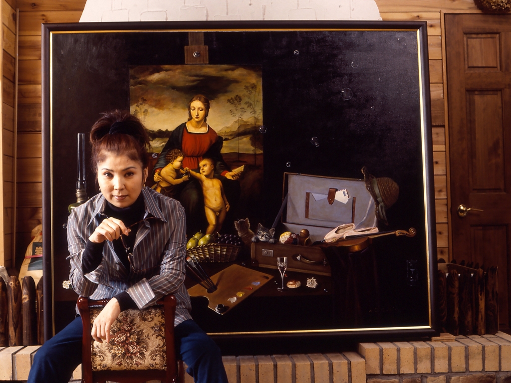 八代亜紀さんのもう一つの顔に出会う「八代亜紀 アート展」が小田急