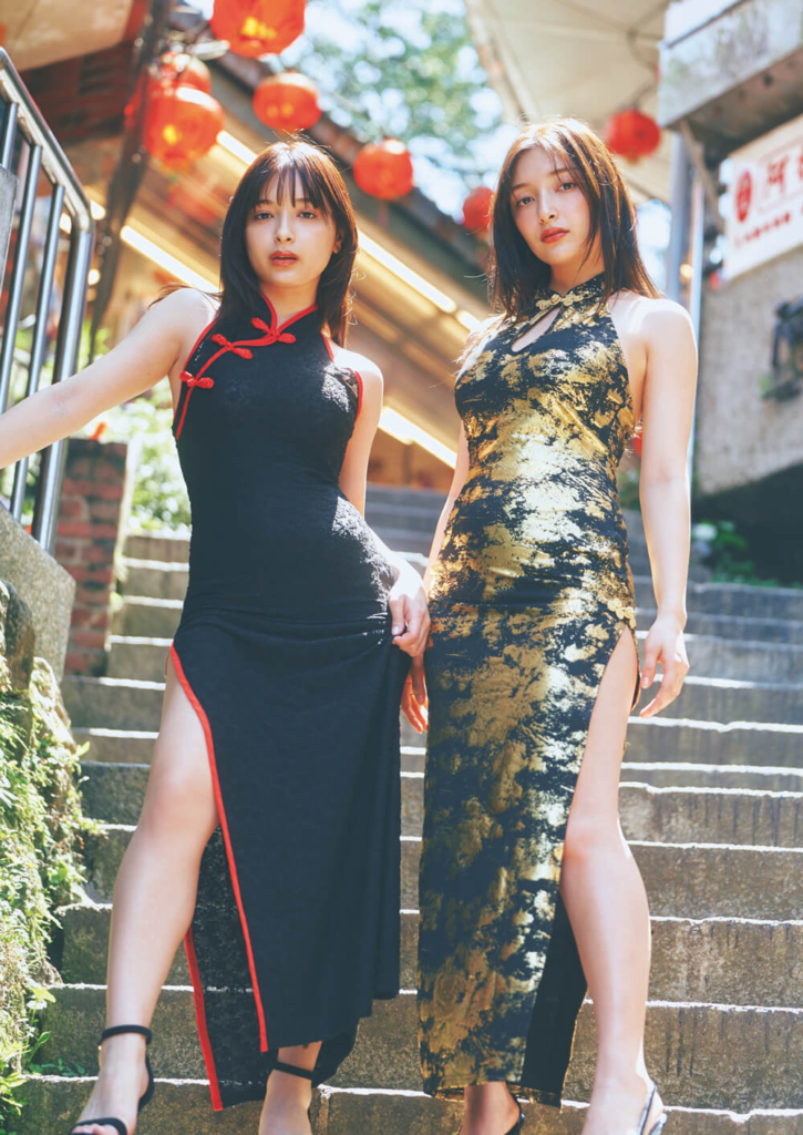 エリマリ姉妹（Erika＆百瀬まりな）©岡本武志／集英社