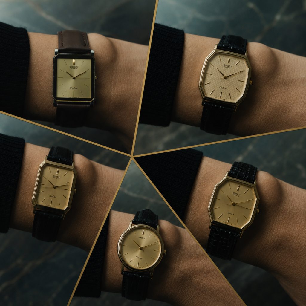 希少 稼働品 SEIKO DOLCE オクタゴン型 80年代ヴィンテージ 楽天市場