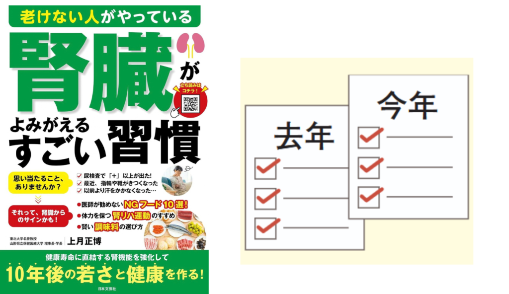 尿たんぱくとeGFRの経年変化に注目!『腎臓がよみがえるすごい習慣』が教える腎機能のチェック法