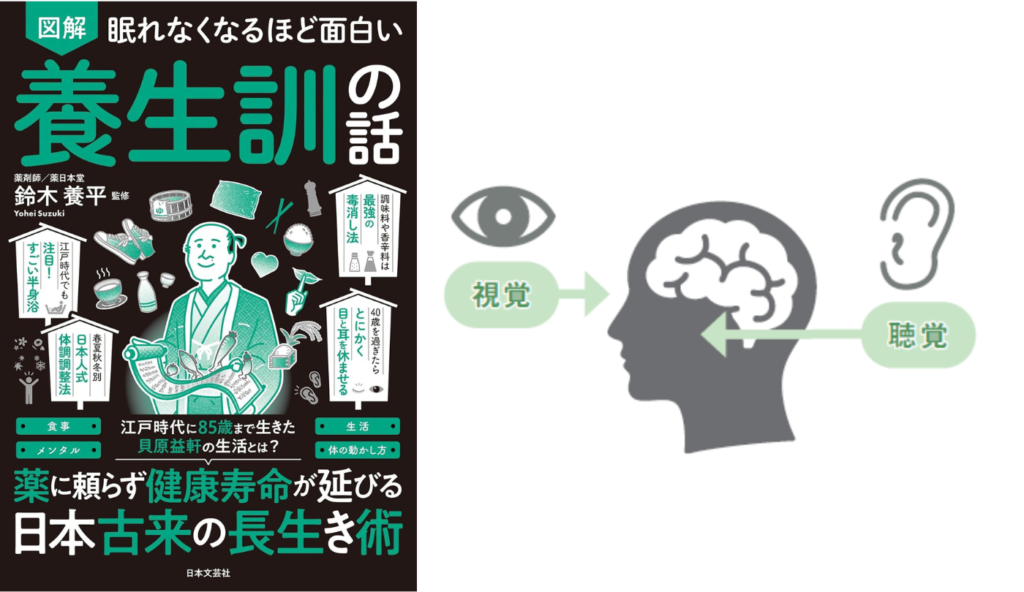 40歳を過ぎたら『目と耳』を休ませて！『養生訓』が教える、情報疲れから心を守る方法【眠れなくなるほど面白い 図解 養生訓の話】