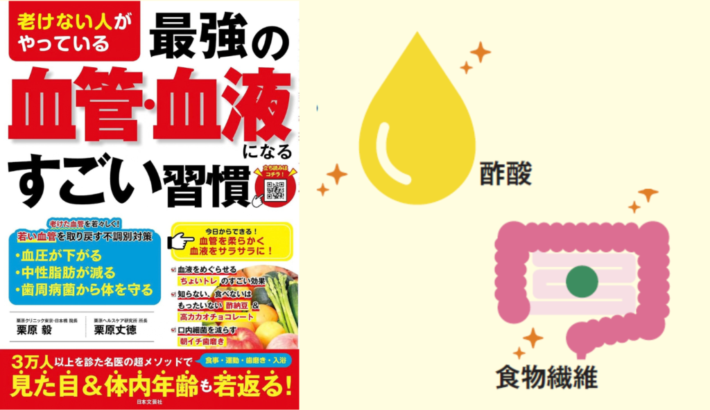 酢酸と食物繊維で食後血糖値を抑える!「酢・きのこ」で血管ケア術【老けない人がやっている最強の血管・血液になるすごい習慣】